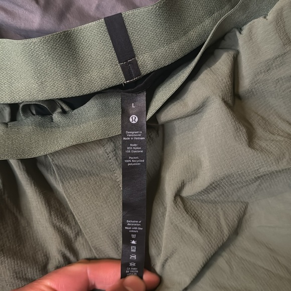 LULULEMON Men’s Run State Jogger Athletic Size L Green Like New - Picture 4 of 4